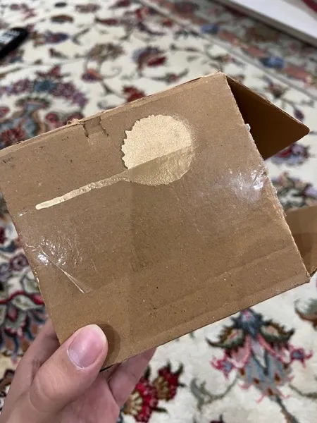 اسپری رنگ طلایی کاسپین وزن 295 گرم