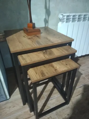 میز عسلی مدل ملیتا مجموعه 3 عددی