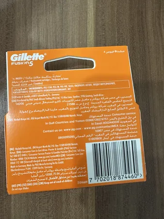 تیغ یدک ژیلت مدل Fusion5 بسته 4 عددی