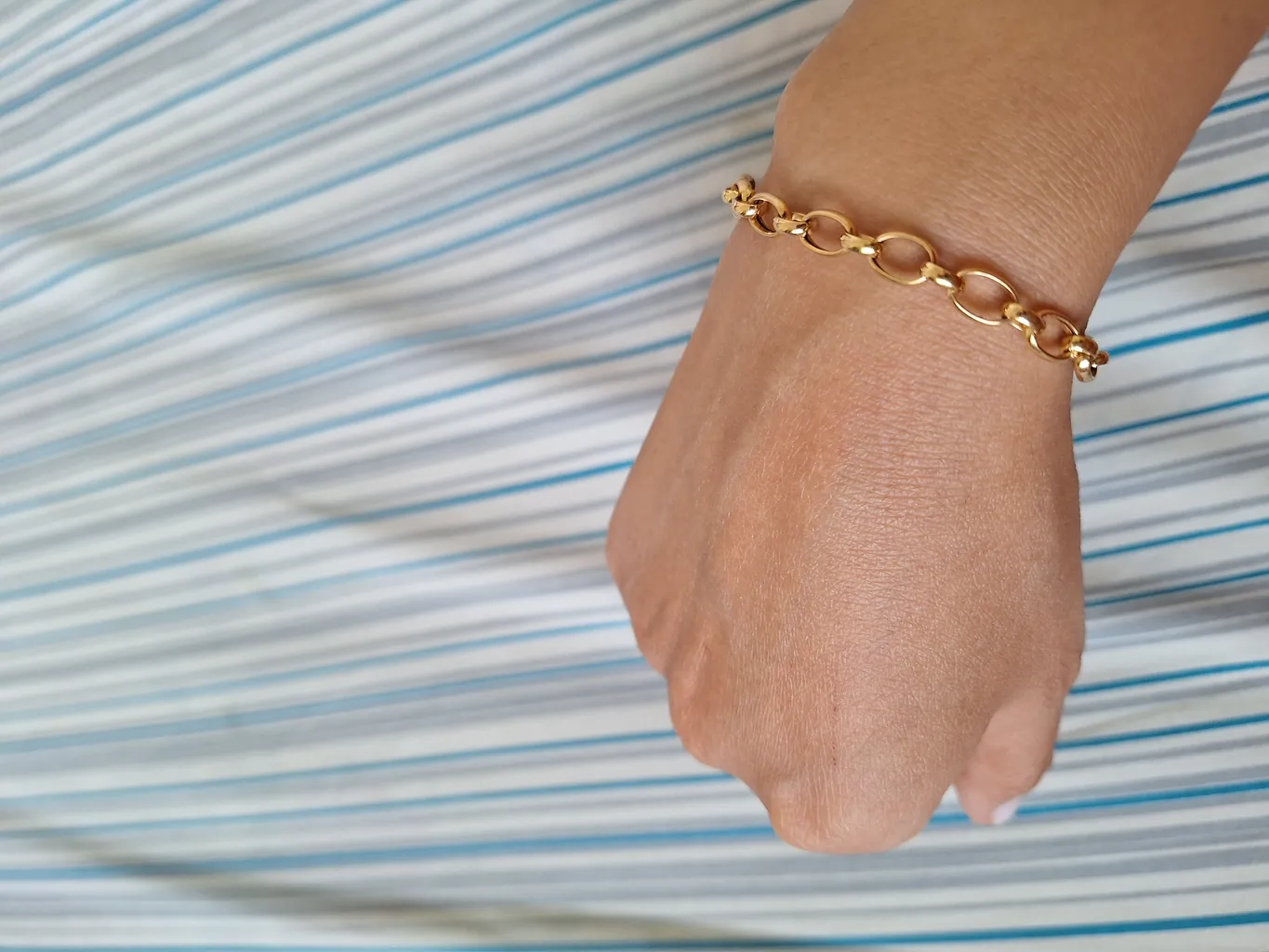 دستبند طلا 18 عیار زنانه بان گالری مدل النا