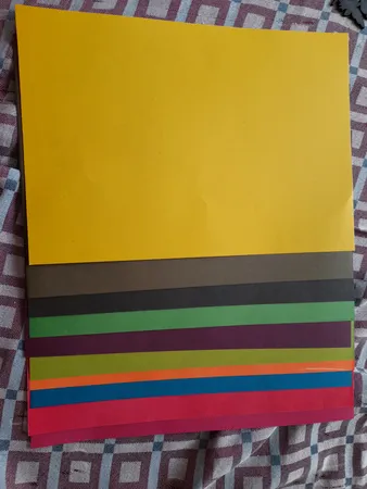 مقوا رنگی مدل 60358 سایز 24×35 سانتی متر بسته 10 عددی