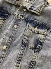 تجریه خرید کت جین زنانه سرژه مدل 220109 رنگ آبی روشن