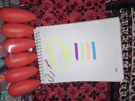 ماژیک علامت گذار مدل هویج کد 809 بسته 6 عددی