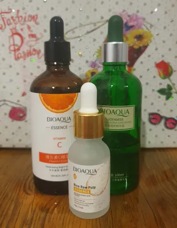 سرم پوست بایو آکوا مدل Rice Raw Pulp Hyaluronic Acid حجم 15 میلی لیتر