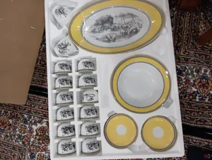 تجریه خرید سرویس چینی 102 پارچه غذا خوری چینی زرین ایران سری ایتالیا اف مدل ویلیج درجه یک