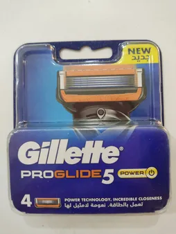 تیغ یدک ژیلت مدل Fusion Proglide Power‏ بسته 4 عددی