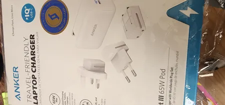 شارژر دیواری انکر مدل POWERPORT III 65W A2712