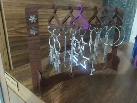 استند جواهرات مدل فروردین طرح رگال بسته 5 عددی