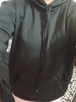 هودی مردانه کد WB182 رنگ مشکی