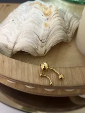 تجریه خرید پیرسینگ بدن زنانه مدل ساده گلوله