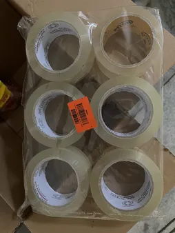 چسب نواری جانسون مدل 50micron عرض 5 سانتی متر بسته 6 عددی