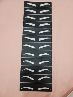 شابلون ابرو مدل P1 مجموعه 12 عددی