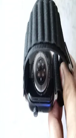 ساعت هوشمند 45 میلی‌متری کیوکویر مدل KW25 MAX series 10 با بند سیلیکونی