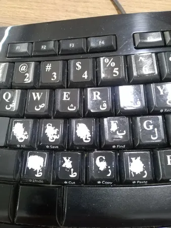 برچسب حروف فارسی کیبورد مدل BK-01