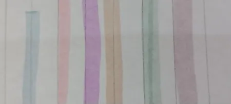 ماژیک علامت گذار مدل پاستلی مکعبی کد QJ-0924A بسته 6 عددی