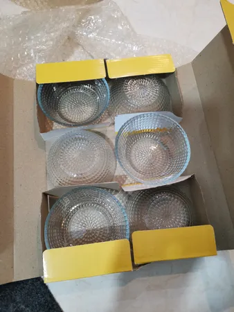 کاسه بلور کاوه مدل ونیز کد 0012 بسته 6 عددی