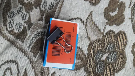 گیره کاغذ سی بی اس سایز 19 میلی متر بسته 12 عددی