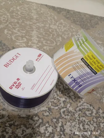 دی وی دی خام باجت مدل DVD-R بسته 50 عددی