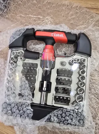 مجموعه 40 عددی ابزار کبالت مدل STUBBY RATCHET