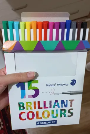 روان نویس 15 رنگ استدلر مدل Triplus Brilliant Colours