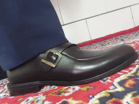 کفش مردانه چرم عطارد مدل چرم طبیعی کد SH282
