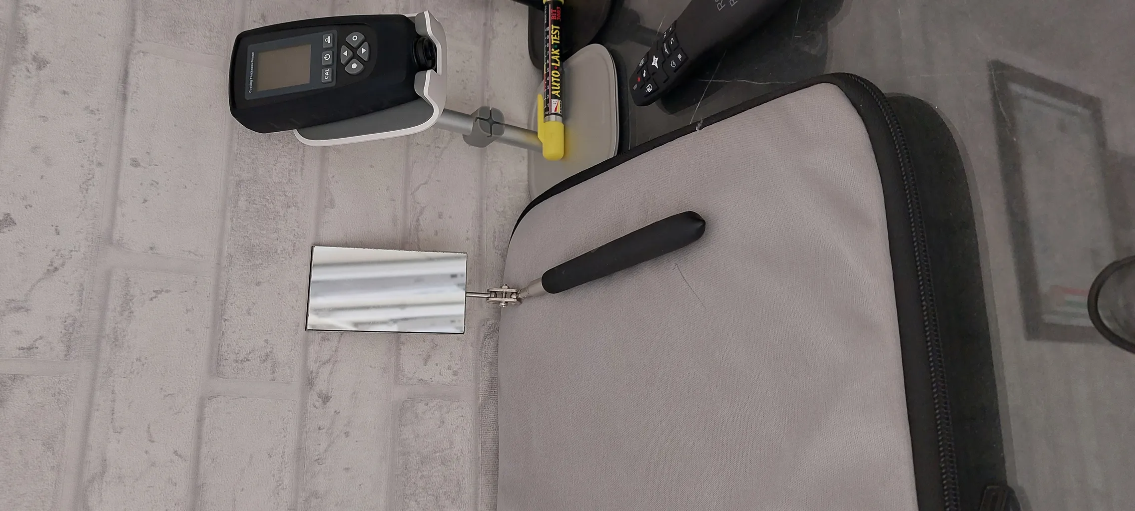 آینه مکانیکی مدل آیس راک طرح مستطیل کد YPP-MOSTATIL-50x90MM