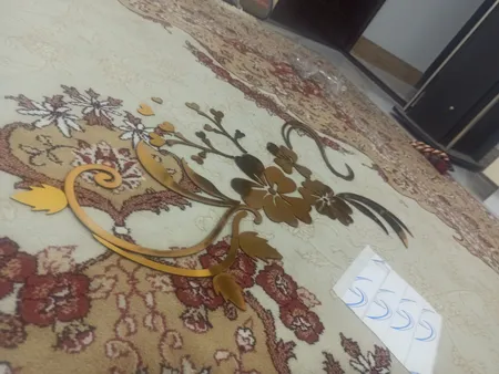 آینه دکوپدیده مدل Flower1001