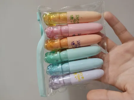 ماژیک علامت گذار مدل پنجه گربه بسته 6 عددی