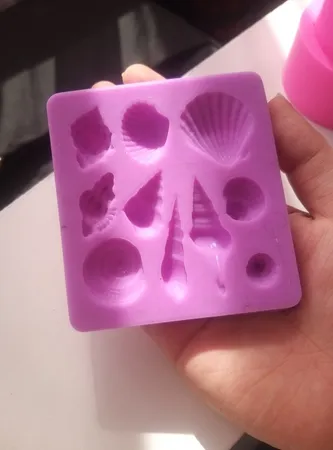 قالب مالد فوندانت مدل صدف دریایی