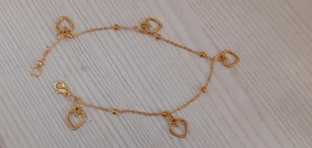 پابند زنانه مدل قلب کد HN1624