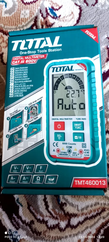 مولتی متر دیجیتال توتال مدل TMT460013