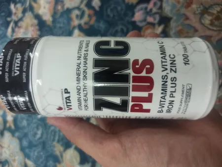 قرص زینک پلاس ویتاپی بسته 100 عددی