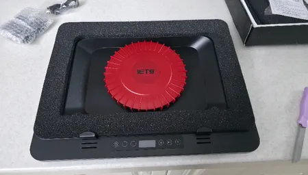 پایه خنک کننده لپ تاپ آی ایی تی اس مدل IETS GT600 Pressure wind Dust Proof RGB USB Lingshen Version (GT626)