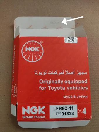 شمع خودرو ان جی کی مدل تک پلاتین پایه بلند LFR6C-11 91823 بسته 4 عددی