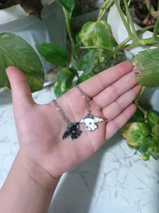 تجریه خرید گردنبند مدل اژدها بی دندون خشم شب بسته 2 عددی