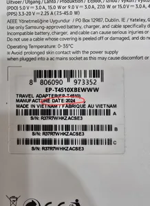 تجریه خرید شارژر دیواری 45 وات سامسونگ مدل EP-T4510