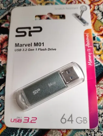فلش مموری سیلیکون پاور مدل Marvel M01 ظرفیت 64 گیگابایت