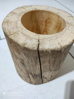 گلدان چوبی فیل چوب مدل GCH_ch