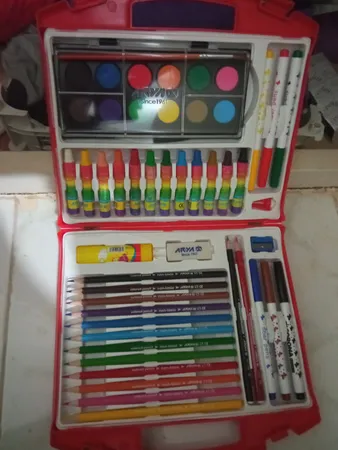 بسته رنگ آمیزی آریا کد 408R مجموعه 48 عددی