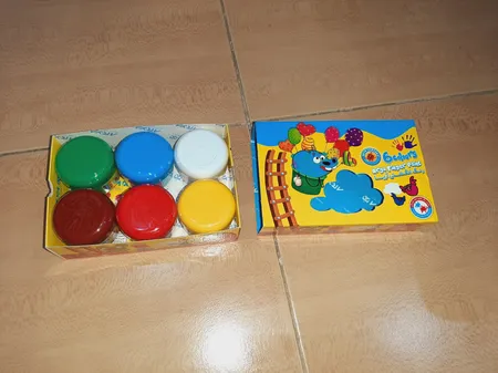 رنگ انگشتی 6 رنگ آریا مدل 7003