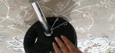 میله هالتر مدل S120 استیل سایز 120 سانتی‌متر