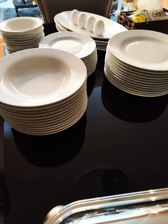 سرویس غذاخوری 28 پارچه چینی زرین ایران مدل ایتالیا اف درجه 3