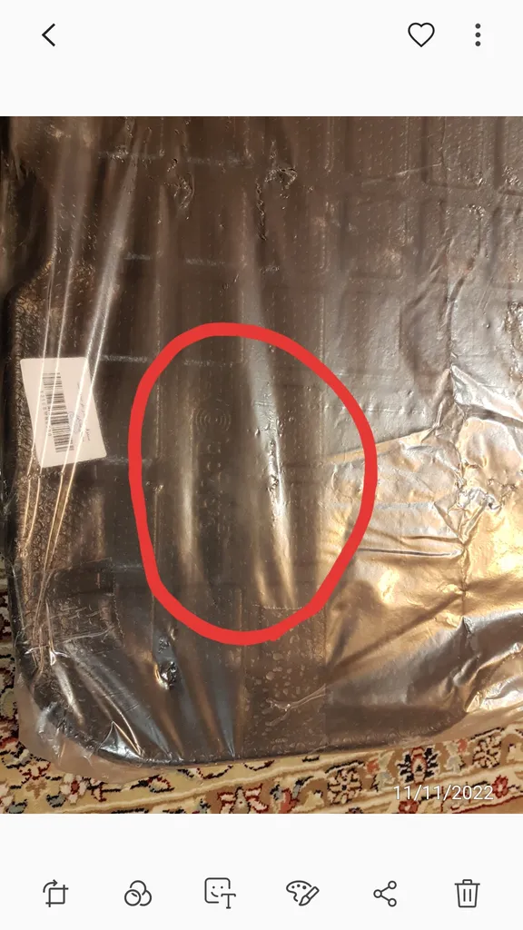 کفپوش سه بعدی صندوق خودرو بابل کارپت مدل چرمی طرح 2 مناسب برای دنا