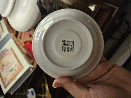 نعلبکی شرکت صنایع چینی تقدیس مدل شهرزاد بسته 6 عددی