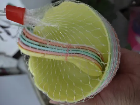 پیاله مدل رنگارنگ  بسته 6 عددی به همراه قاشق