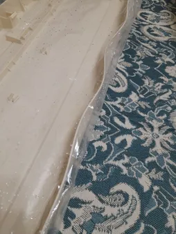 فایل کشویی الوند پلاستیک طرح چوب مدرن کد 745