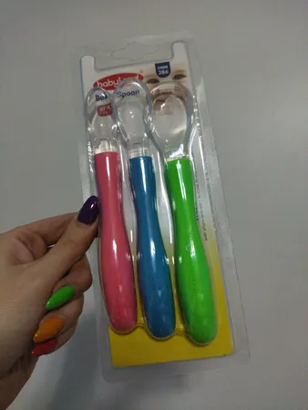 قاشق کودک بیبی لند مدل 286 بسته 3 عددی