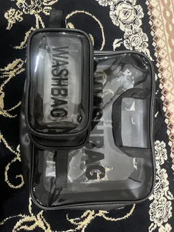 کیف لوازم آرایش و گریم زنانه کد 0064 مجموعه 3 عددی