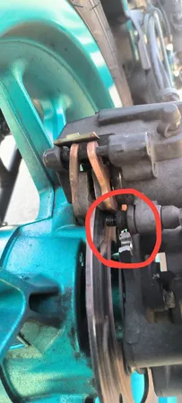 لنت ترمز عقب موتور سیکلت مدل CF-250 مناسب برای سی اف موتو 250