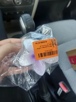 کلیپس مو زنانه مدل گل پلومریا کد brg 410